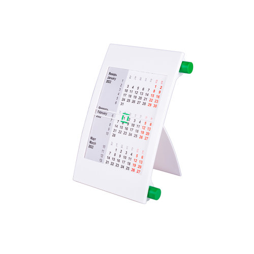 Календарь настольный на 2 года; сетка 24-25 (зеленый, белый)