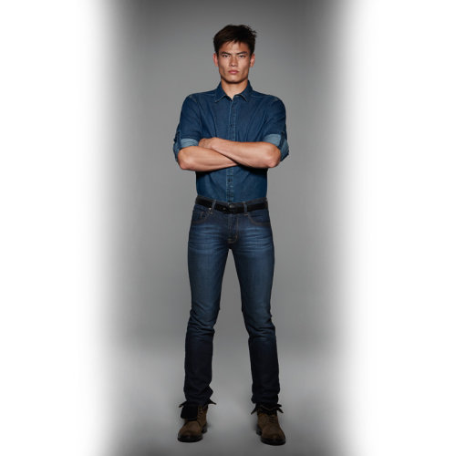 Рубашка  мужская DNM Vision/men, джинсовый