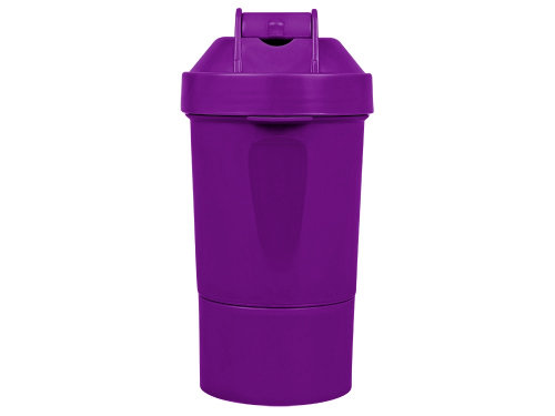 Шейкер для спортивного питания Level Up, фиолетовый
