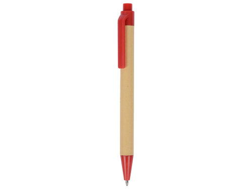 Набор канцелярский с блокнотом и ручкой Masai, красный