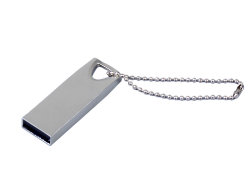 USB 2.0-флешка на 512 Мбайт с мини чипом, компактный дизайн, стильное отверстие для цепочки