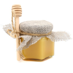 Мед натуральный цветочный с ложкой для меда, 140 г